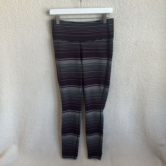 Athleta Leggings‎ Womens Medium Stripe - Picture 1 of 7